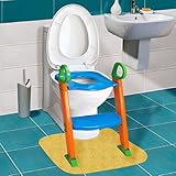 トイレトレーニング新しいSeat with Step Stoolラダーの子幼児用トイレ椅子
