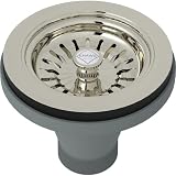 Rohl 734 ShawsバスケットStrainer Withoutポップアップ、 734PN