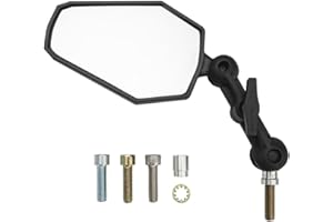Doubletake Mirror DTM-DA3.5 Adventure Mirror Kit, One Side, 3.5 Inch Arm, Left and Right Common Bolts for Various Mirror Holes Included