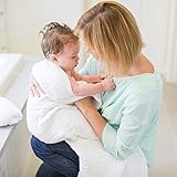 Mama Knows Best Baby Bath XXL Towel - Ultra Soft 100% Cotton - Super Absorbent Muslin 45 x 45 by Mam