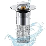 ドレインヘアキャッチャー,ユニバーサルバスルームシンクストッパー - 浴室、洗面台、トイレ、キッチンシンク、公衆トイレの詰まり防止用排水管 Rebornsun