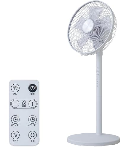 Amazon | おおたけ 扇風機 リビング型 フルリモコン式 ホワイト 30cm 
