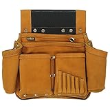 ARDEX ヌバック釘袋 Wポケット(W墨壷ホルダー仕様) 6型 ARDEX-016W