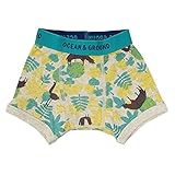 （オーシャンアンドグラウンド）Ocean＆Ground ボクサーパンツ サファエフ SAFALEAF男の子/下着/肌着 120 イエロー