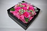 fleurcocoオリジナル　枯れないお花のプリザーブドフラワーボックス シュガーピンク 母の日 ギフト