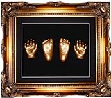 Anika-Baby Kit de moulage pour bébé Cadre vintage Doré