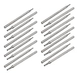 uxcell ルータービット ダイヤモンドマウントポイント 円筒状凹部ヘッド 2.35mmシャンク 直径1mm 20個入り