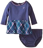 Nautica DRESS ベビー・ガールズ カラー: ブルー