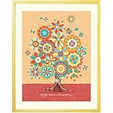 Amazon Co Jp 退職祝い 女性 誕生日 絵画アート 幸せの花束 名前入れ可 Sサイズ 送別会 プレゼント 人気 母 定年退職 贈り物 新築祝い お返し 花以外 ホーム キッチン