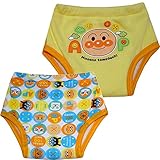 6重層 トイトレトレーニング アンパンマン おむつはずし パンツ【2枚組】 ANPANMAN 肌着 pz-ia5747 100cm イエロー