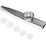 【ノーブランド品】ナカノ サブマリンカズー 音楽玩具 音楽愛好 KAZOO メタルカズー (シルバー)