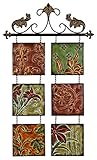 Metal Wall Decor Botanical Scroll Metal-(99204) [並行輸入品]