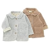 【アウトレット】 Biquette Club 衿付カーディガン(80～130cm) キムラタンの子供服 ブラウン 80 ( 10284x10484-143 )