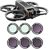 DJI Avata 2ドローン 対応 フィルターレンズフィルターキット防水 白飛び防止 紫外線ブロック (UV+CPL+ND8 16 32 64)