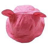 《初夏盛夏対応》(日本製) Pample Mousse(パンプルムース) カチオン天竺耳付き帽子 44cm/PK NO.DP-72604