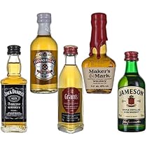 Amazon.co.jp: ミニチュア ウイスキー 飲み比べ5本セット 50ml×5