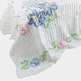 Chenille Honey BeeベビーCarriage Blanket