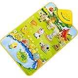 Tenworld Baby Educational Musical Toy Gift Farm Animal Musical Music Touch Play Singing Gym Carpet M