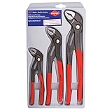 Knipex 002006S1 3-Piece Cobra Pliers Set (7-Inch, 10-Inch, & 12-Inch) [並行輸入品]