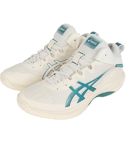 ASICS バスケットボールシューズ ハイカット ホワイト/ブルー Amazon.co.jp: アシックス（ASICS） バスケ シューズ バッシュ