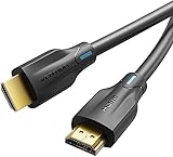 VENTION HDMIケーブル 10m ウルトラハイスピード(1-5ｍ認証) HDMI2.1 8K HDCP対応 HDMIオス-オス 1m 1.5m 2m 3m 10m 急速伝送 高耐久 金メッキ端子 編組メタル TV PC対応 ブラック HDMIコード HDケーブル 12ヶ月保証