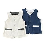 La Chiave (ラ キエーベ ) ベスト (80～130cm) キムラタンの子供服 (53270-181a) ネイビーブルー 100