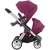 Stokke Crusi Stroller and Sibling Seat (Purple) by Stokke [並行輸入品]