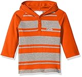 NCAA Oregon State Beavers Toddler Boysラグビー長袖フード付きシャツ、サイズ4、オレンジ/ヘザー