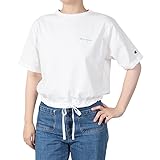 [チャンピオン] 半袖シャツ 半袖 クルーネック 綿100％ COTTON USA Relax Fit スクリプトロゴ ガーメントウォッシュ ショートスリーブTシャツ ウィメンズカジュアル CW-B322 ホワイト