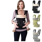 HANBUN ベビーキャリア 超人気 シーズンカバーとヒップシート取り外せる 新版 抱っこ紐 ベビーキャリア HM001 (GREEN)