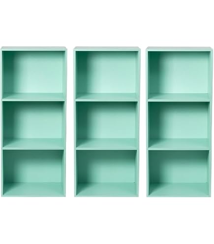 Amazon｜カラーボックス 収納ボックス 3段 カラー 3個セット (ブルー