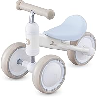 【公式】アイデス D-Bike mini ワイド 三輪車 ペダルなし 屋内 幼児 赤ちゃん 男の子 女の子 ギフト プレゼント (ブルー)