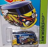 2014 Hot Wheels Blue Volkswagen Kool Kombi 201/250 HW WORKSHOP HW Garage