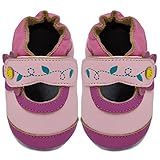 Kimi + Kai Kids Soft Sole Leather Crib Bootie Shoes - 18-24 Months