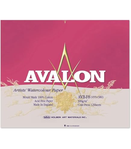 Amazon.co.jp: ホルベイン ウォーターフォード水彩紙 EHB-F8 ホワイト