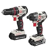 PORTER-CABLE PCCK618L2 20V MAX 2 -Tool Brushless Lithium Drill/Impact Driver Combo Kit [並行輸入品]