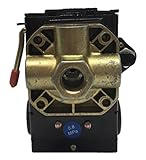 [ルボナリエ] サンドイッチ型 エアーコンプレッサー 圧力スイッチ プレッシャースイッチ シールテープ (0.8Mpa, 4ポート)