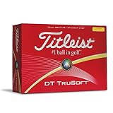 (Yellow) - Titleist DT Trusoft Golf Balls (One Dozen)