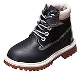 (コ-ランド) Co-land プリンセス ショートブーツ キッズ 女の子 フラットシューズ ガールズ 秋冬 レザー レースアップ 子供靴 ベビー ジュニア かわいい ネイビー裏起毛 20.5cm