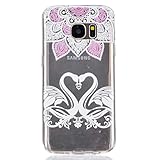 Samsung Galaxy S7 ケース カバー, UNEXTATI 高品質 TPU 超薄型 柔軟 保護カバー ケース 液晶保護 脱着簡単 耐衝撃 軽量 Samsung Galaxy S7 用 ケー