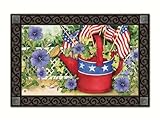 マグネットWorks MatMatesドアマット – 愛国Watering Can 11503
