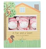 Angel Dear Pair and a Spare 3 Piece Blanket Set, Bright Pink Zebra by Angel Dear