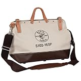 Klein Tools 5102-18SP Deluxe Canvas Tool Bag, 13 Pockets, 18" x 6" x 14" [並行輸入品]