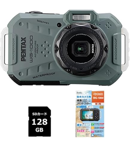 ⭐︎値下げ⭐︎【新品】ペンタックス　WG-1000 オリーブ　デジカメ　小型 PENTAX WG-1000 オリーブ | リコーイメージングストア