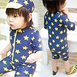 (Wansi) ガールズ ボーイズ キッズ superman 水着 子供 男児 boys 温泉 こども みずぎ ベビー 水着 G7