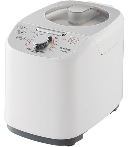 Amazon | TWINBIRD ツインバード 精米御膳 コンパクト精米器 ホワイト  