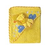 Luvable Friends Fancy Hooded Bath Wrap, Yellow by Luvable Friends [並行輸入品]