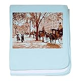CafePress – 新しいYorkヴィンテージ – スーパーソフトベビー毛布、新生児おくるみ ブルー 067632091725CD2