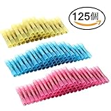 TSECO 125個防水形圧着スリーブ(SB形)　絶縁圧着端子　ワイヤーコネクタ 熱収縮絶縁コネクター　絶縁被覆つき 絶縁圧着端子セット スプライスキット 防水 熱収縮チューブ 圧着端子　絶縁キャップ