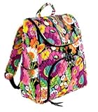 Vera Bradley Double Zip Backpack in Va Va Bloom [並行輸入品]